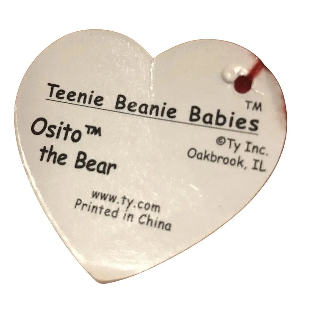 Beanie Baby Osito the Bear Teenie McDonalds Toy 1999‎ Retired Doll Plush Gift